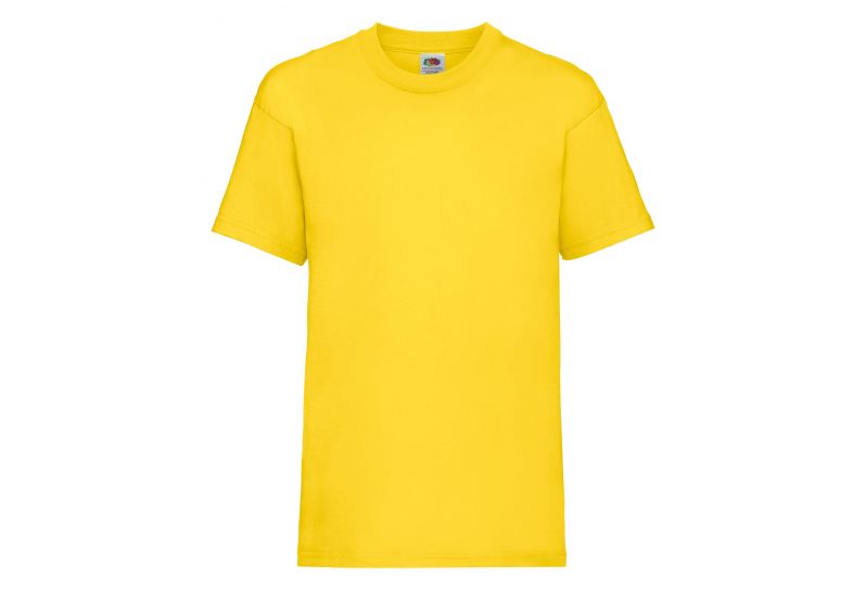 Fruit of the Loom, Valueweight, muška dečija pamučna majica kratkih rukava, žuta 14-15