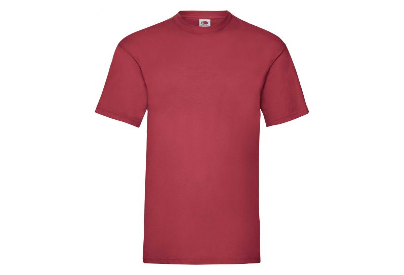 Fruit of the Loom, Valueweight, muška pamučna majica kratkih rukava, cigla crvena XL
