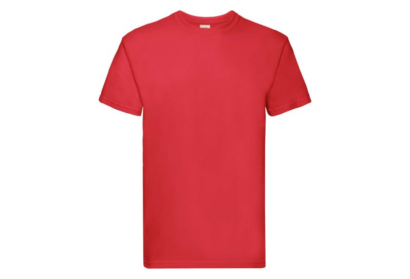 Fruit of the Loom, Super Premium, muška pamučna majica kratkih rukava, crvena, 2XL