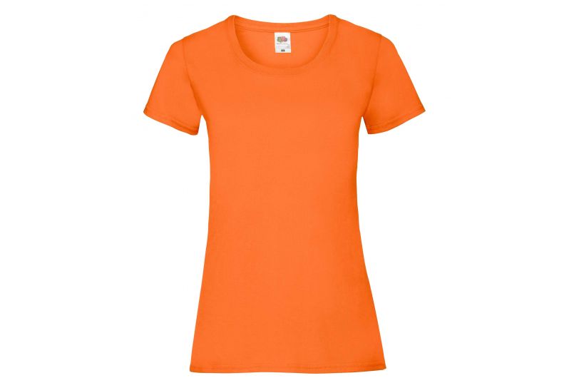 Fruit of the Loom, Valueweight, ženska pamučna majica kratkih rukava, narandžasta, XL