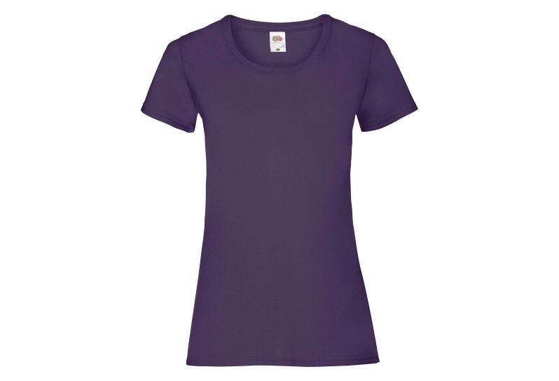 Fruit of the Loom, Valueweight, ženska pamučna majica kratkih rukava, ljubičasta M