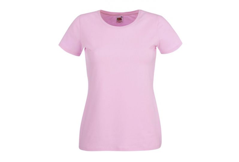 Fruit of the Loom, Crew Neck majica, roza, S
