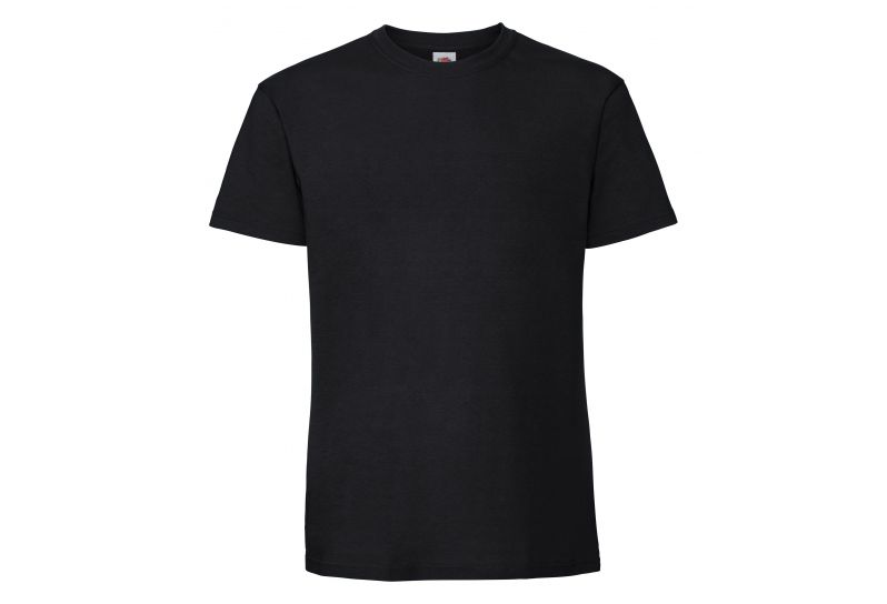 Fruit of the Loom, Ringspun Premium T, muška majica kratkih rukava, crna, 2XL