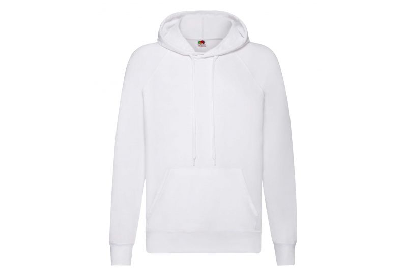 Fruit of the Loom, Lightweight Hooded Sweat, muški duks sa kapuljačom, bela, 2X