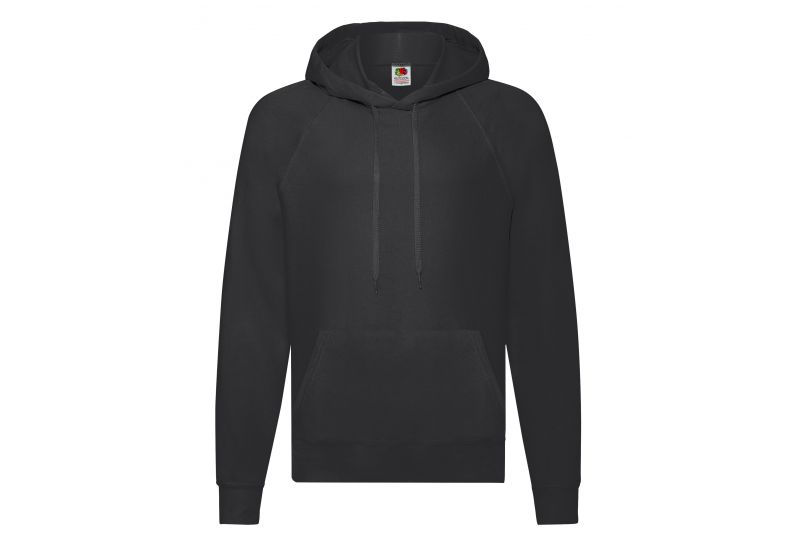 Fruit of the Loom, Lightweight Hooded Sweat, muški duks sa kapuljačom, crna, 2X