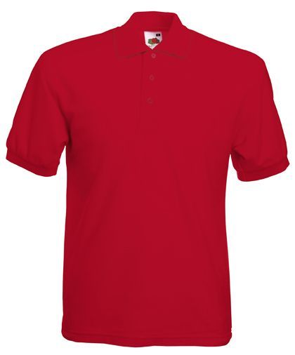 Fruit of the Loom, 65/35, muška polo majica, crvena, XL