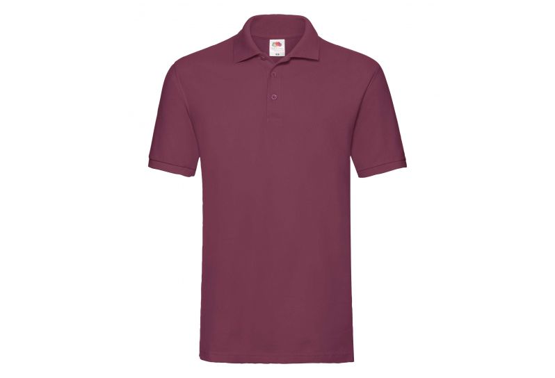 Fruit of the Loom, Premium Polo, muška polo majica, burgundi, XL