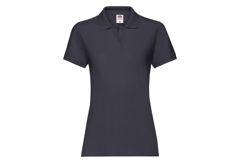 Fruit of the Loom, Ladies Premium Polo, ženska polo majica, tamno teget, 2XL