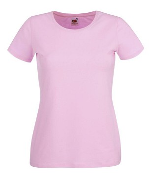 Fruit of the Loom, Crew Neck majica, roza, L