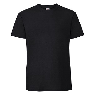 Fruit of the Loom, Ringspun Premium T, muška majica kratkih rukava, crna, S