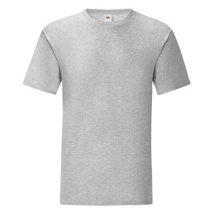 Fruit of the Loom, ICONIC 150T, muška pamučna majica, melirano siva, XL