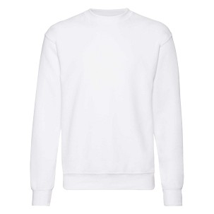 Fruit of the Loom, Classic Set-in Sweat, klasični muški duks, bela, 2XL