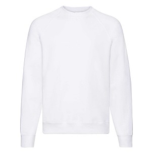 Fruit of the Loom, Classic Raglan Sweat, klasični muški duks, bela, M
