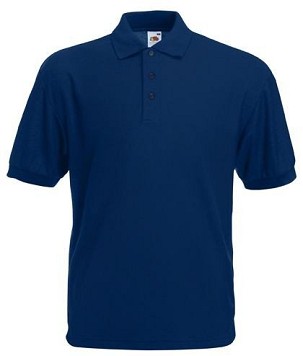 Fruit of the Loom, 65/35, muška polo majica, teget, 3XL