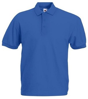 Fruit of the Loom, 65/35, muška polo majica, royal plava, XL