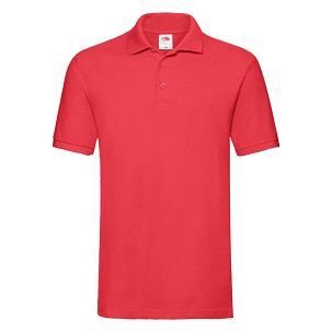 Fruit of the Loom, Premium Polo, muška polo majica, crvena, 2XL