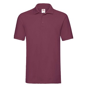 Fruit of the Loom, Premium Polo, muška polo majica, burgundi, S