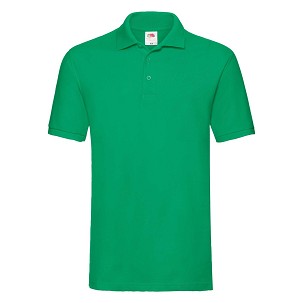 Fruit of the Loom, Premium Polo, muška polo majica, kelly zelena, M