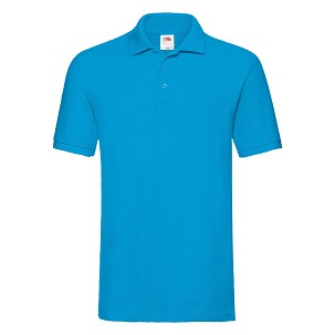Fruit of the Loom, Premium Polo, muška polo majica, azurno plava, XL