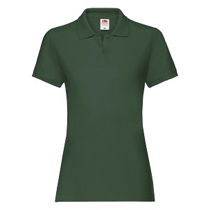 Fruit of the Loom, Ladies Premium Polo, ženska polo majica, šumsko zelena, L