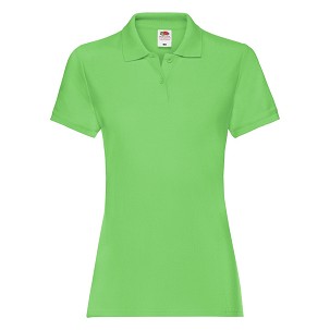 Fruit of the Loom, Ladies Premium Polo, ženska polo majica, limeta, 2XL