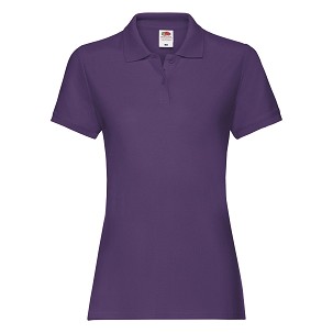 Fruit of the Loom, Ladies Premium Polo, ženska polo majica, ljubičasta, S