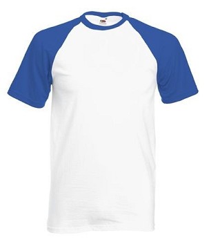 Fruit of the Loom, Baseball T, muška pamučna dvobojna majica kratkih rukava, M