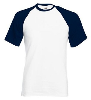 Fruit of the Loom, Baseball T, muška pamučna dvobojna majica kratkih rukava, M