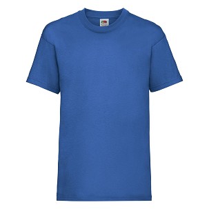 Fruit of the Loom, Valueweight, muška dečija pamučna majica kratkih rukava, royal plava 5-6