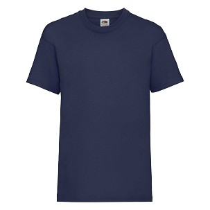 Fruit of the Loom, Valueweight, muška dečija pamučna majica kratkih rukava, tamno teget 5-6