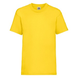 Fruit of the Loom, Valueweight, muška dečija pamučna majica kratkih rukava, žuta 12-13