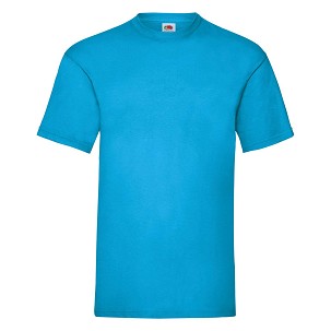 Fruit of the Loom, Valueweight, muška pamučna majica kratkih rukava, azurno plava, XL