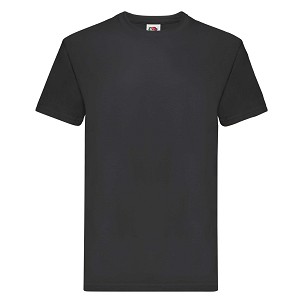 Fruit of the Loom, Super Premium, muška pamučna majica kratkih rukava, crna, M