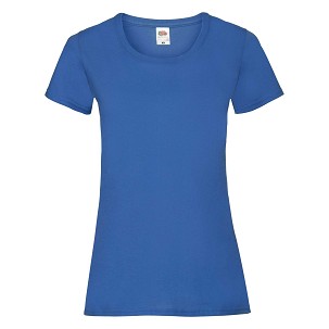 Fruit of the Loom, Valueweight, ženska pamučna majica kratkih rukava, royal plava, XL